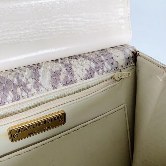 Stuart Weiztman Snake Skin Handbag - Picture 4 of 6